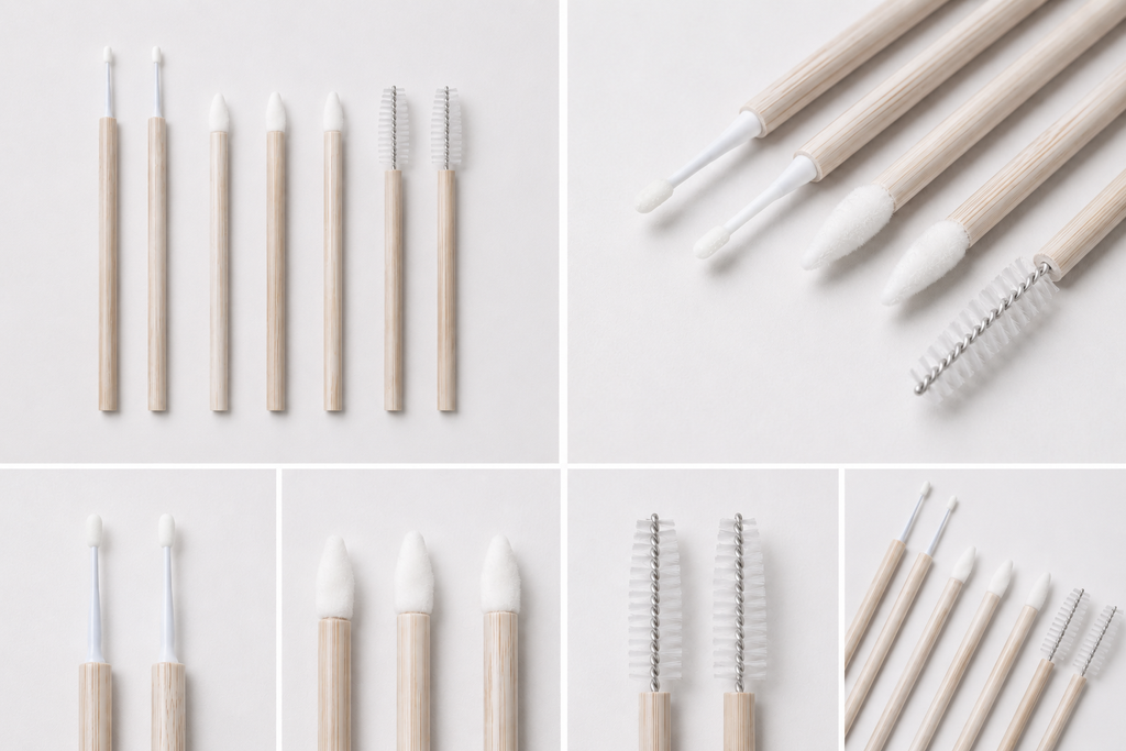 Bamboo Lash Brush Set
